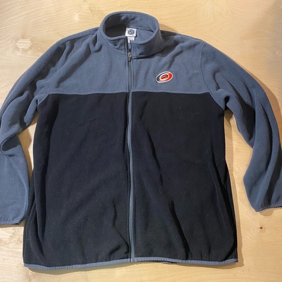 NHL Canes Fleece Zip Up Jacket 2XL (II) - Picture 1 of 16
